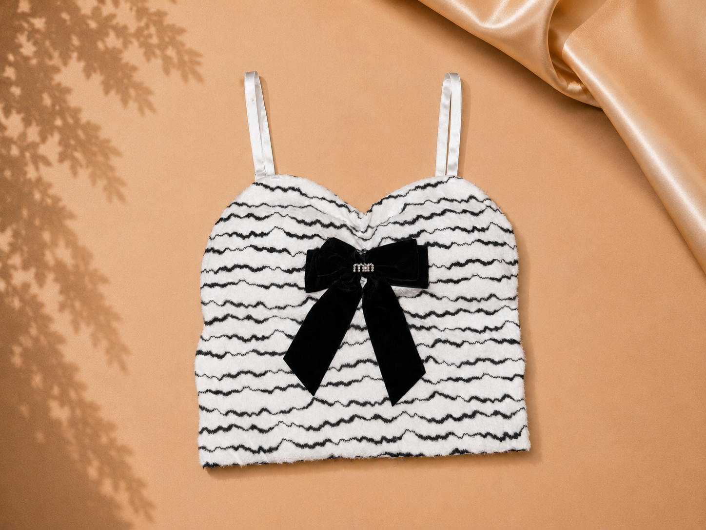 Fuzzy Plush Crop Top
