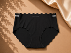 Seamless Scalloped Ribbed Panty